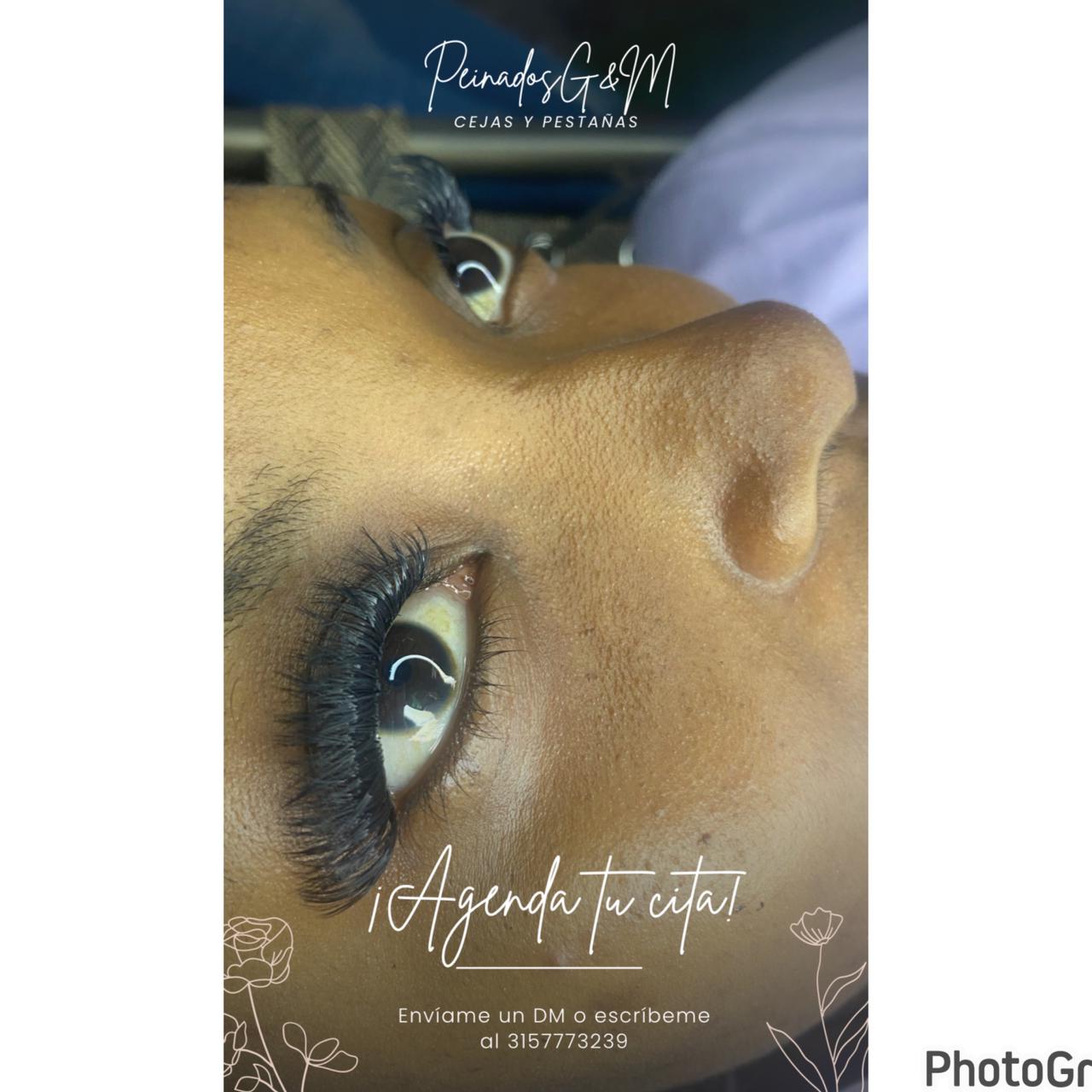 Pestañas Volumen Ruso Pegadas Dobles